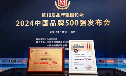 【逐梦新时代，品牌赢未来】哈药品牌荣登中国品牌500强